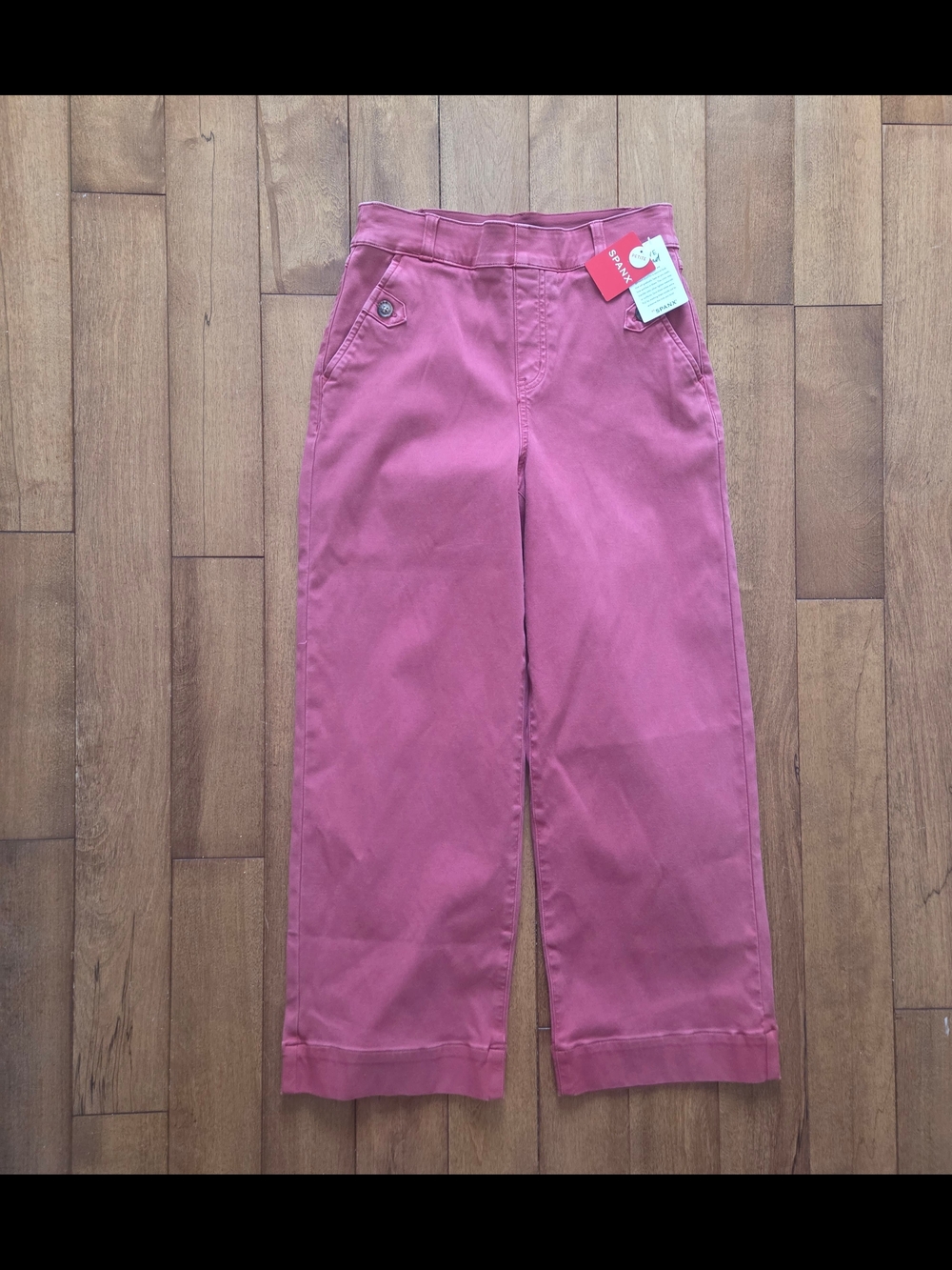 SPANX Rose Pink Wide-Leg Casual Pants Size S Petite